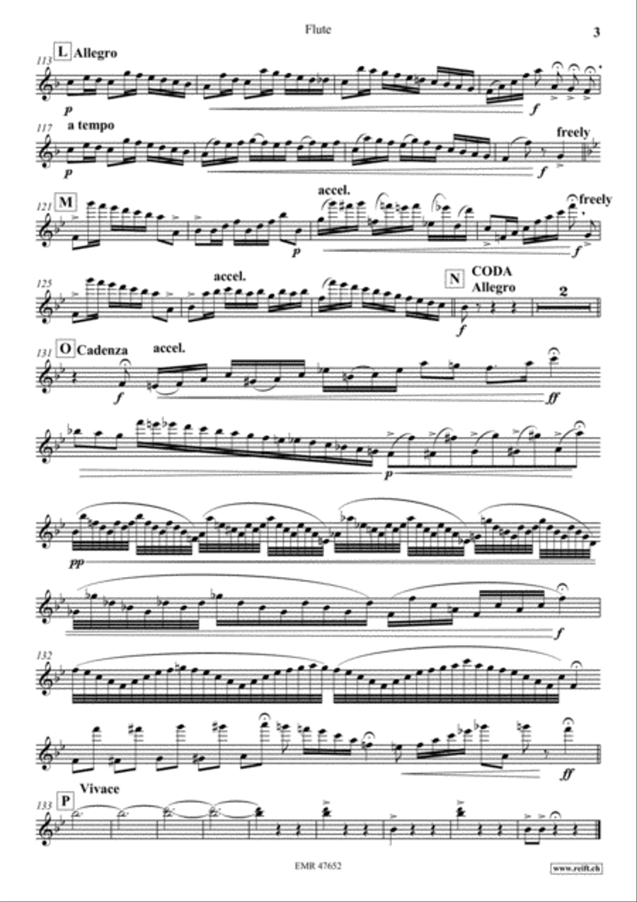 Air Varie Air Varie Flute Solo scores gallery preview page 4