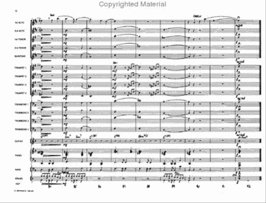 Autumn Twilight Jazz Ensemble scores gallery preview page 12