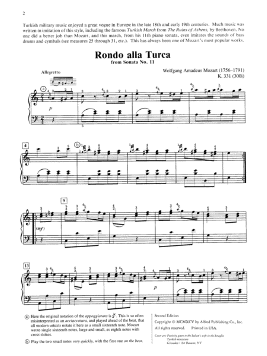 Rondo alla Turca (from Sonata No. 11, K. 331/300i)