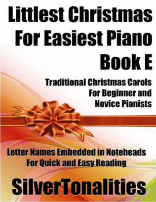 Book cover for Littlest Christmas for Easiest Piano Book E