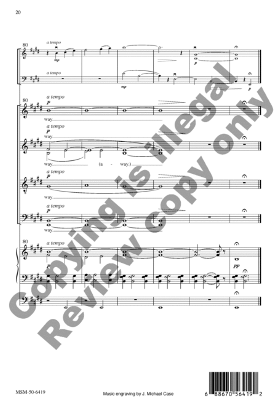 And I Saw a New Heaven (Choral Score) Divisi scores gallery preview page 20