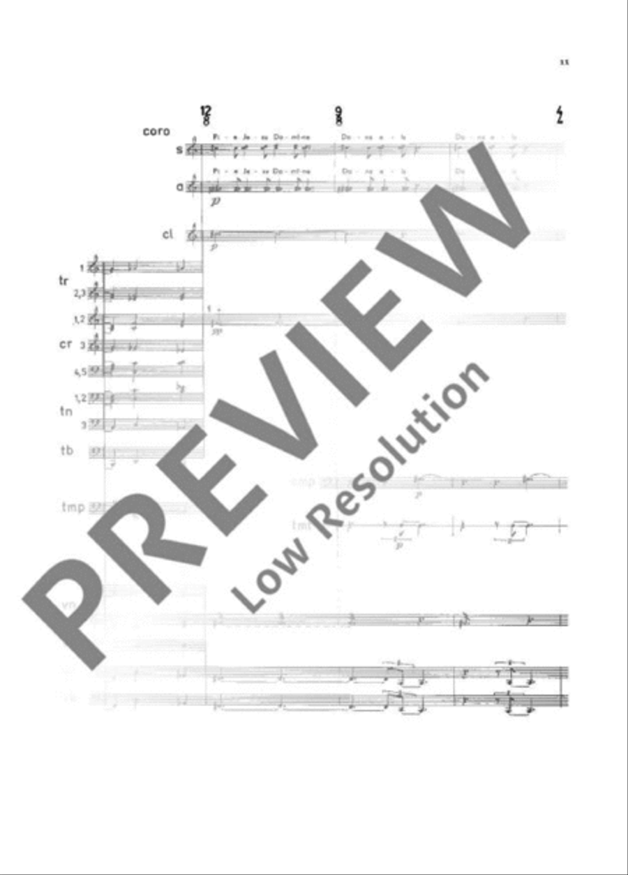 Lacrimosa 4-Part scores gallery preview page 12