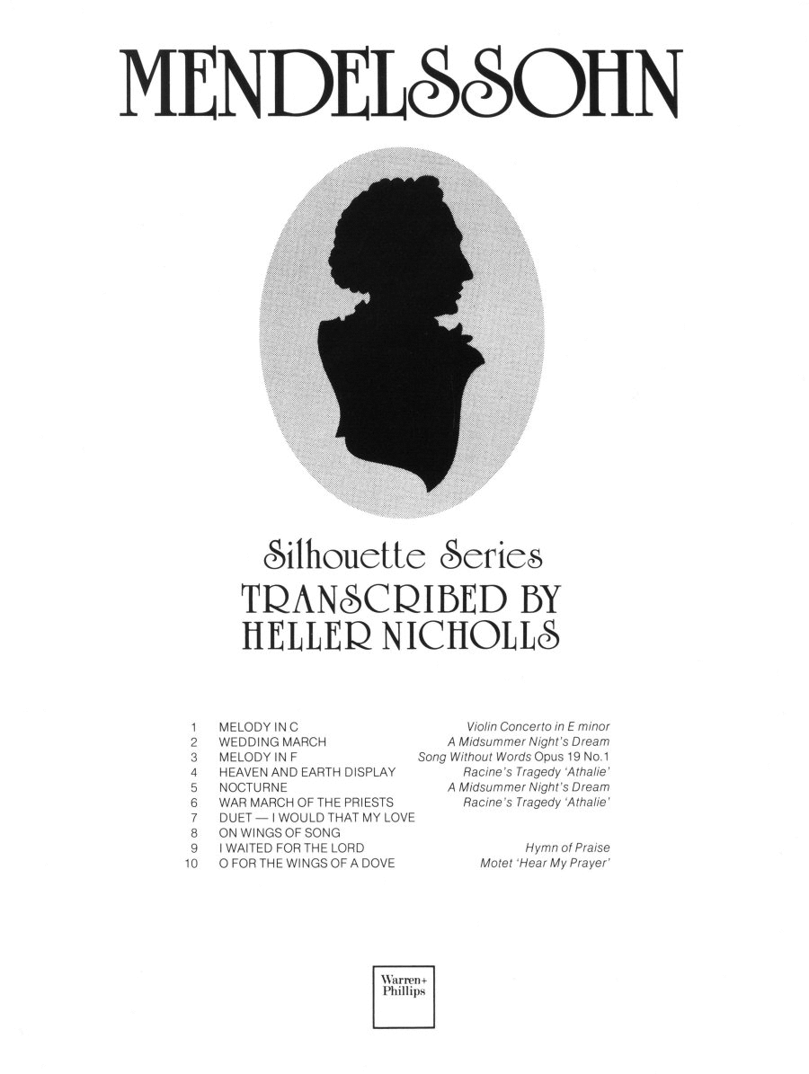 Mendelssohn - Silhouette Series Piano Solo scores gallery preview page 1