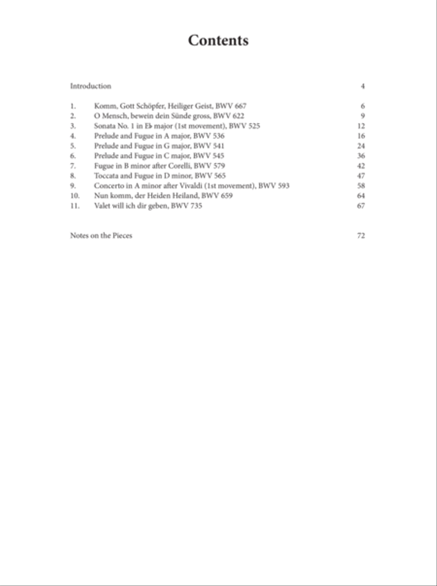 Oxford Bach Books for Organ: Manuals and Pedals, Book 3 Organ scores gallery preview page 2