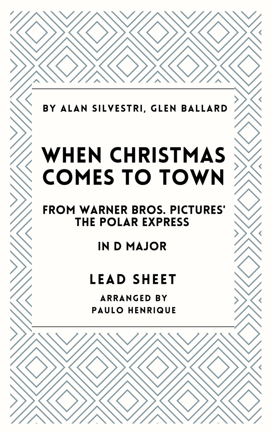 When Christmas Comes To Town Chamber Music scores gallery preview page 1