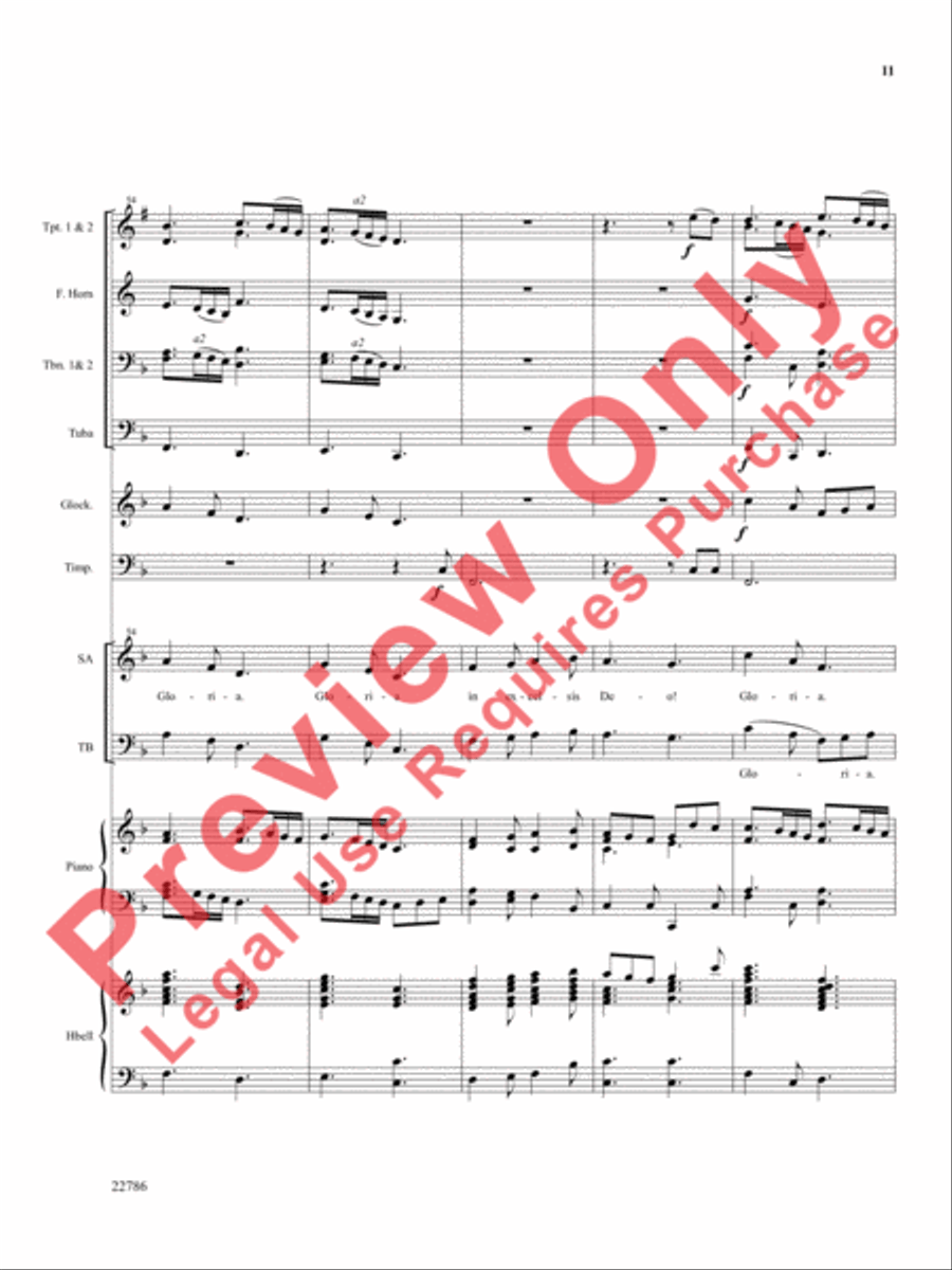 Gloria for Christmas Gloria for Christmas Choir scores gallery preview page 12