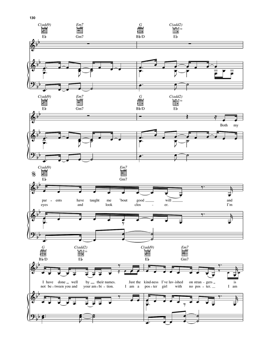 32 Flavors Piano, Vocal, Guitar scores gallery preview page 3