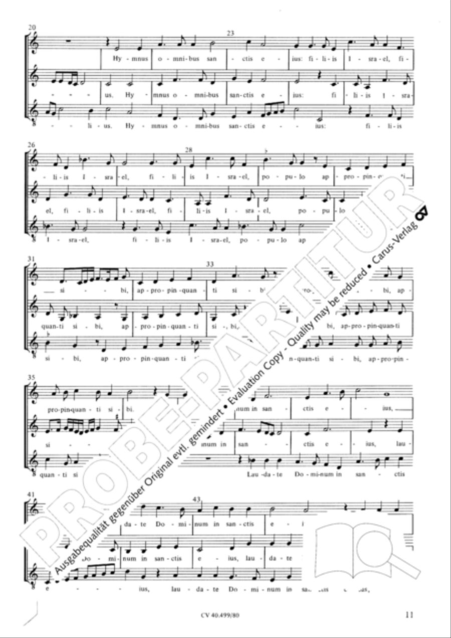 Psalm 148 and 150 SATTB scores gallery preview page 12