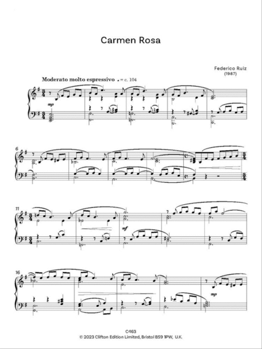 Venezuelan Treasures for Piano Volume 3 Piano Solo scores gallery preview page 3