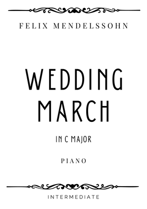Book cover for Mendelssohn - Wedding March in C Major - Intermediate