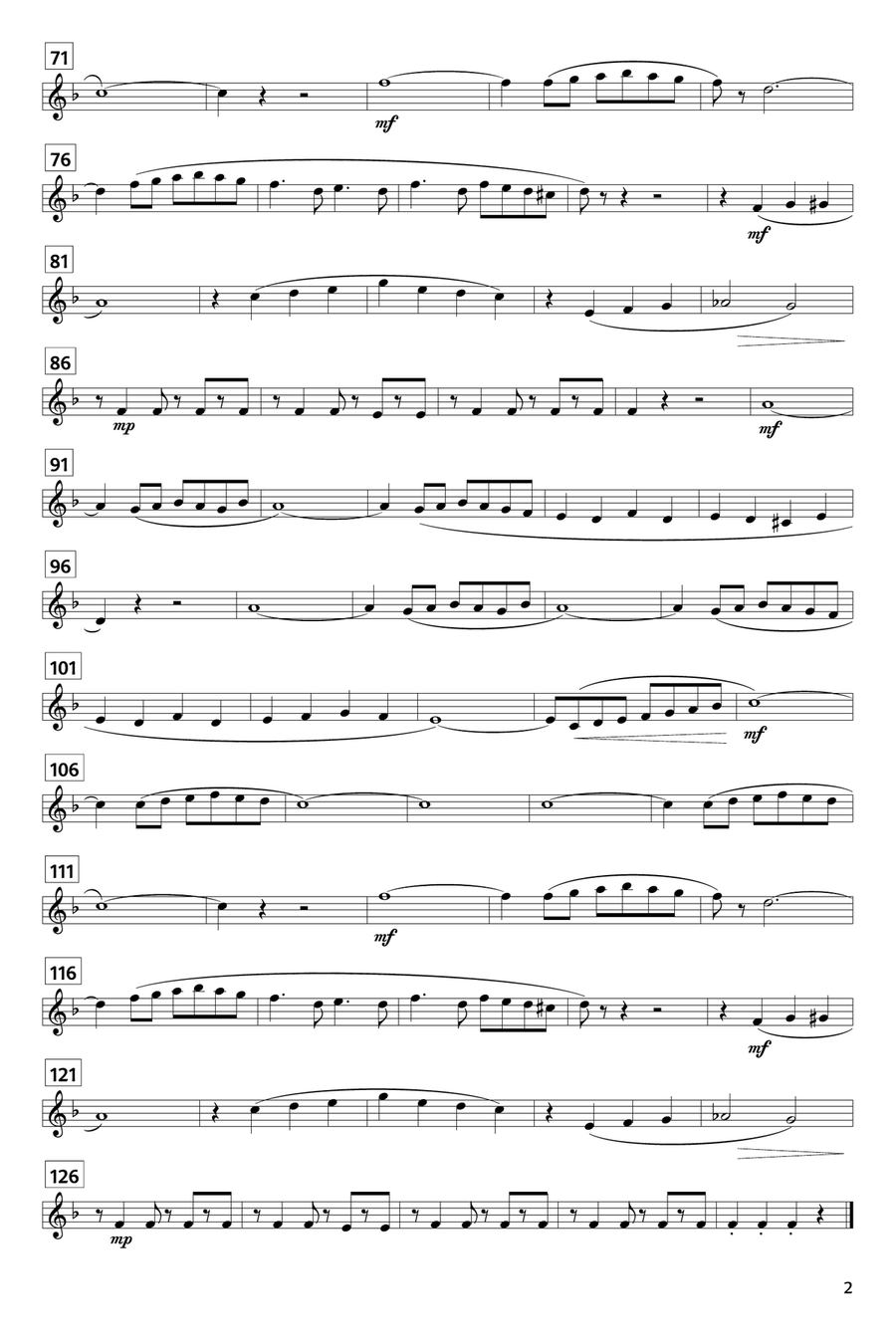 Life Is Beautiful (La Vita E Bella) Concert Band scores gallery preview page 5