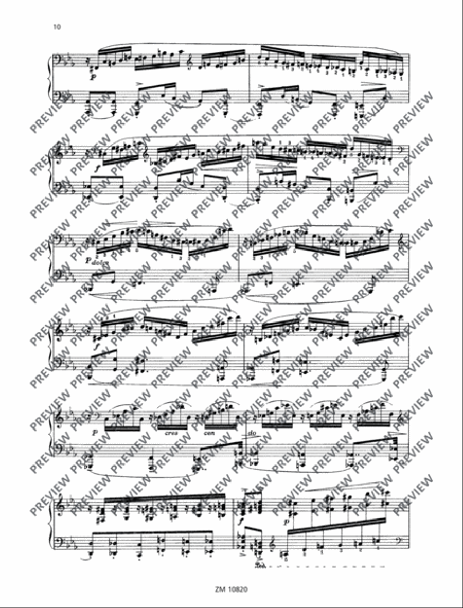 Sonata minacciosa Piano Solo scores gallery preview page 11