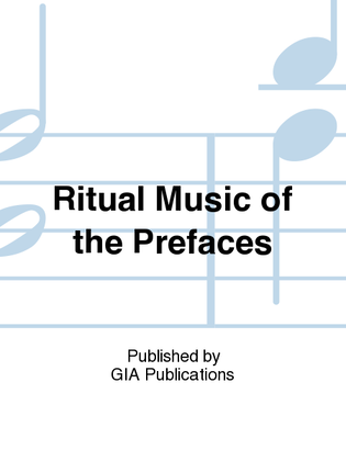 Book cover for Ritual Music of the Prefaces