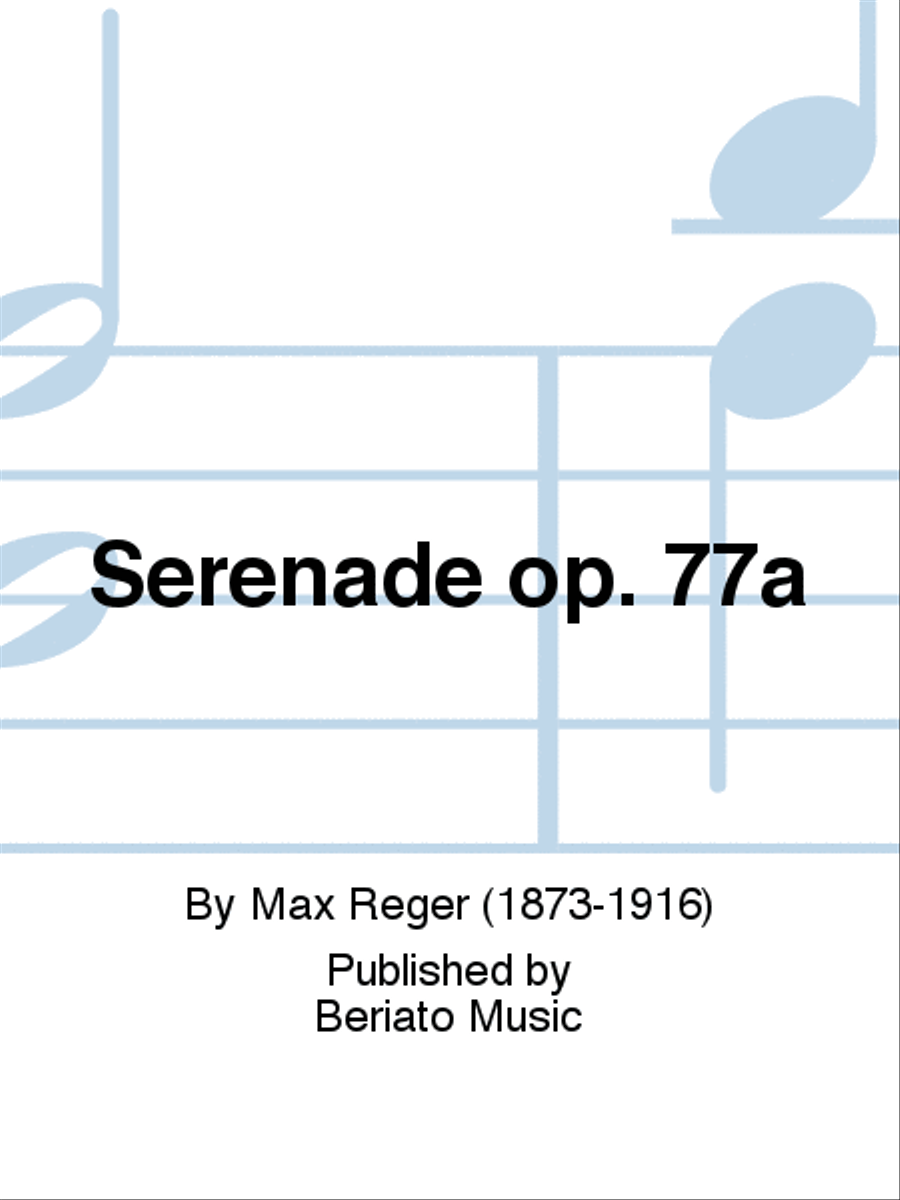 Serenade op. 77a Flute scores gallery preview page 1