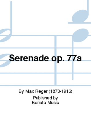 Book cover for Serenade op. 77a