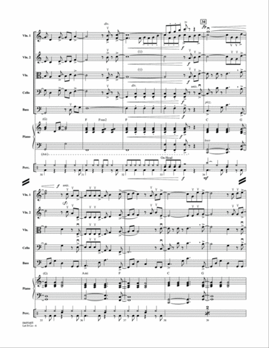 Let It Go - Conductor Score (Full Score)