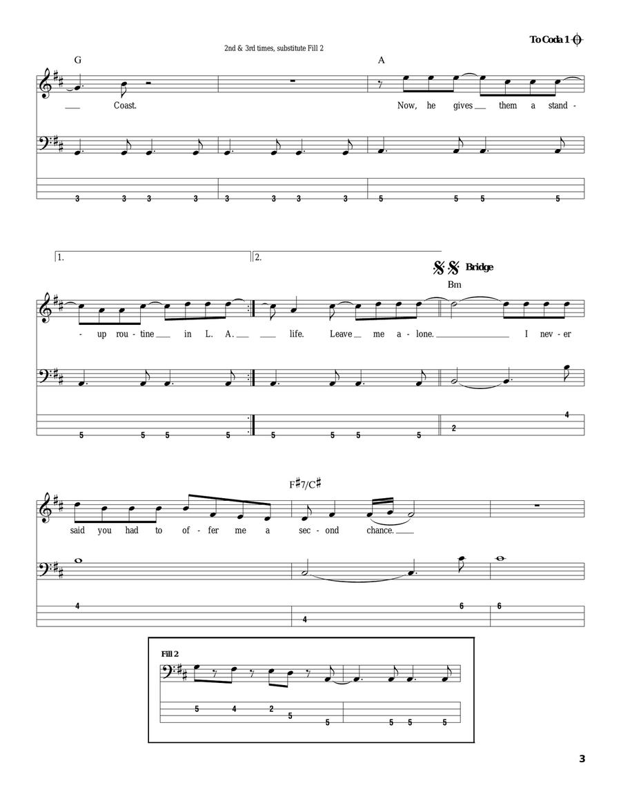 My Life My Life Acoustic Guitar scores gallery preview page 3