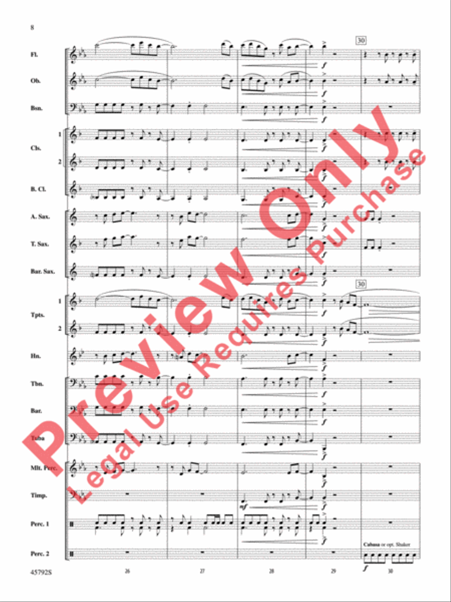 First Sun First Sun Concert Band scores gallery preview page 9