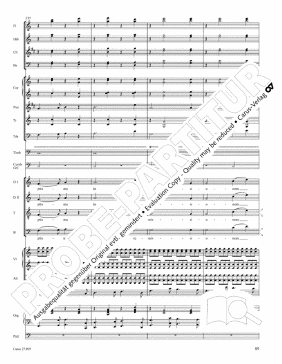 Messe solennelle de sainte Cecile STB scores gallery preview page 102