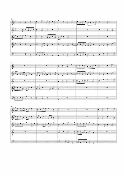 Canzon ad imitationem Bergam. Angl. (Bergamasca) SSWV 64 (arrangement for 5 recorders)