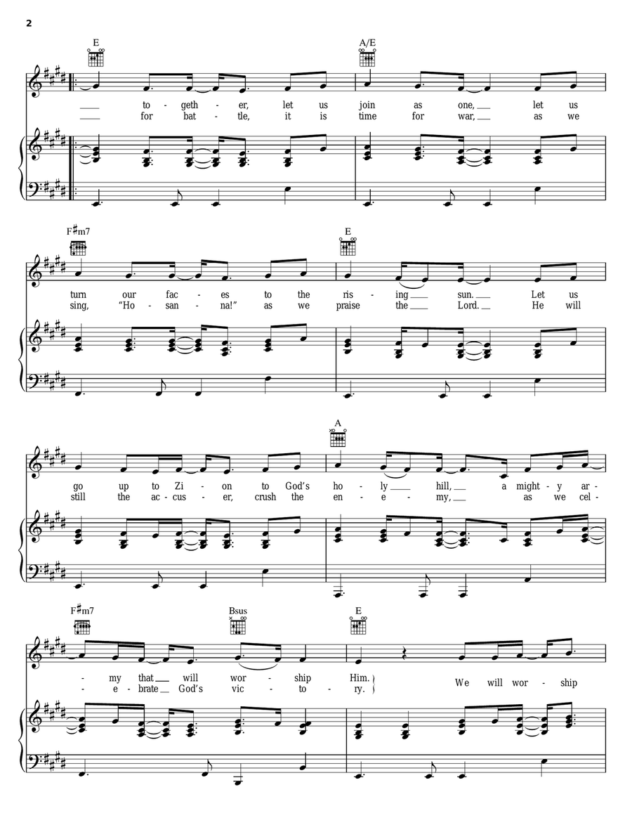 We Will Worship Him We Will Worship Him Acoustic Guitar scores gallery preview page 2