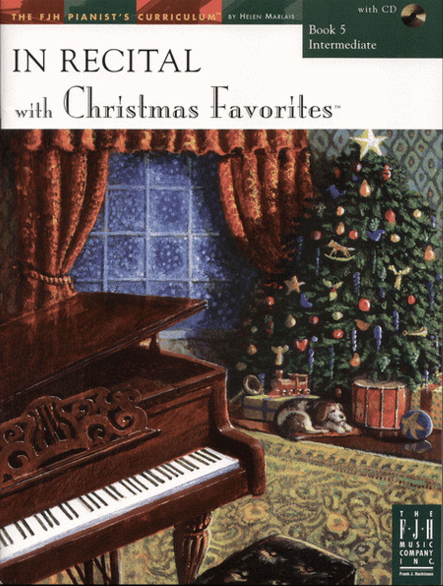 In Recital with Christmas Favorites, Book 5 Piano Method scores gallery preview page 1