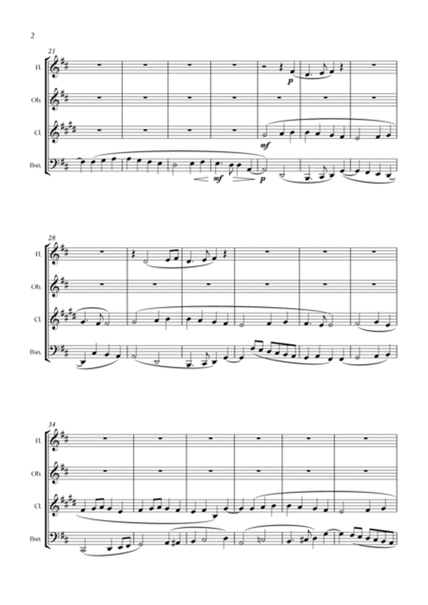 Ode To Joy (from Symphony No. 9) (Wind Quartet) - Score and parts image number null