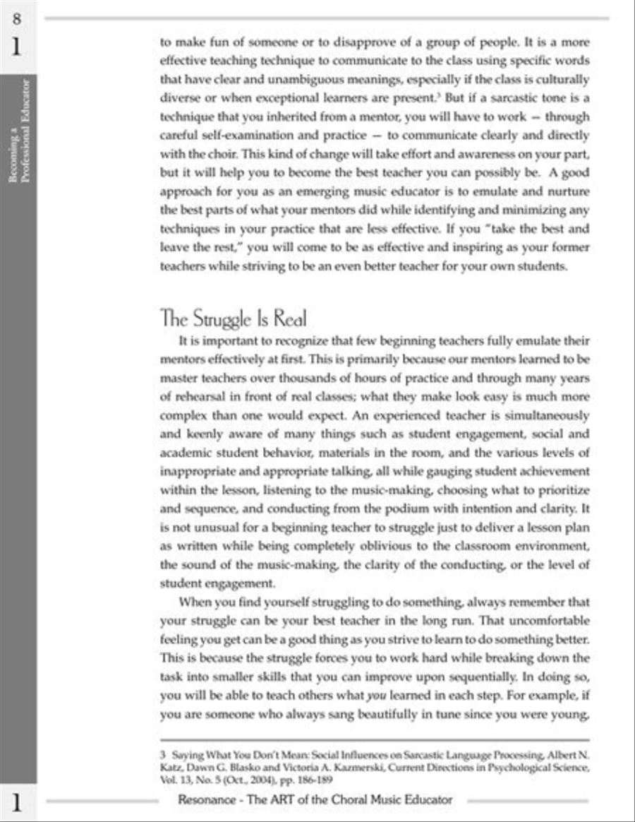Resonance: The Art of the Choral Music Educator Choir scores gallery preview page 18