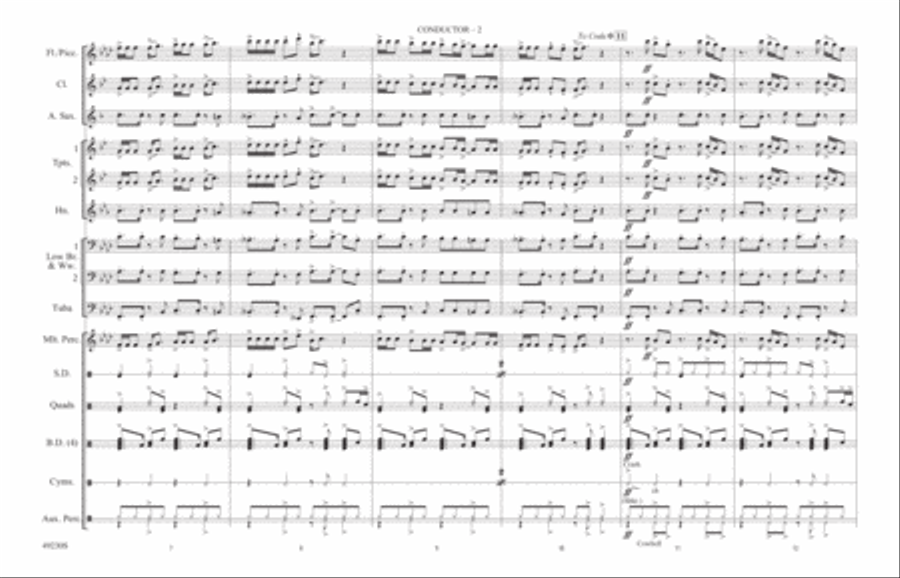 Levitating: Score Levitating: Score Marching Band scores gallery preview page 2
