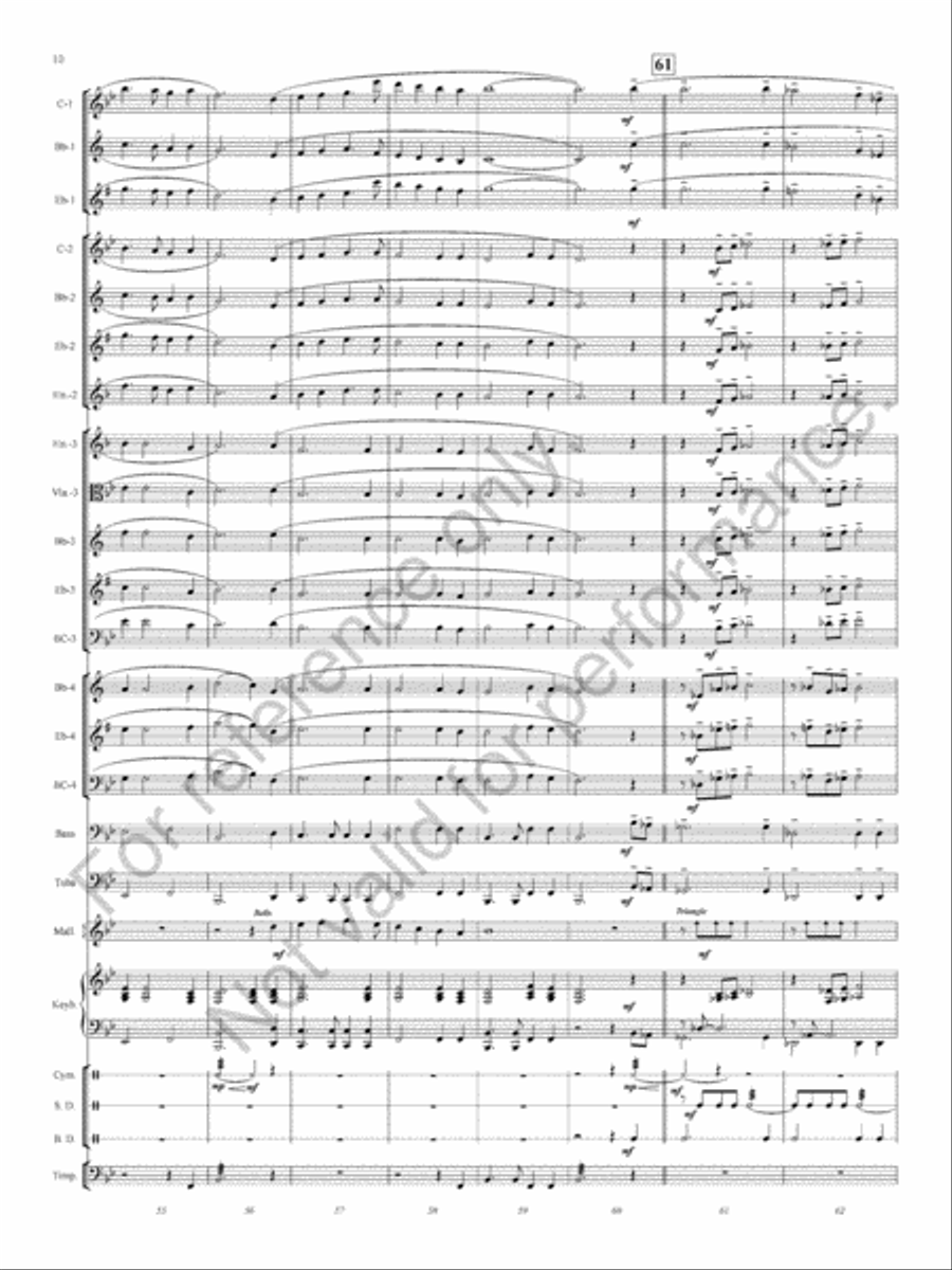 Ashland Park Concert Band scores gallery preview page 12