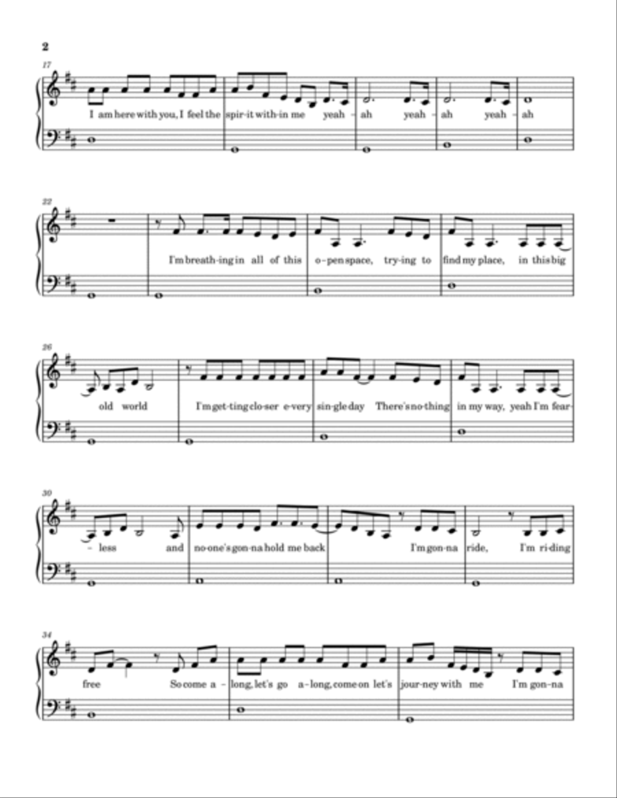 Spirit Riding Free Piano Method scores gallery preview page 3