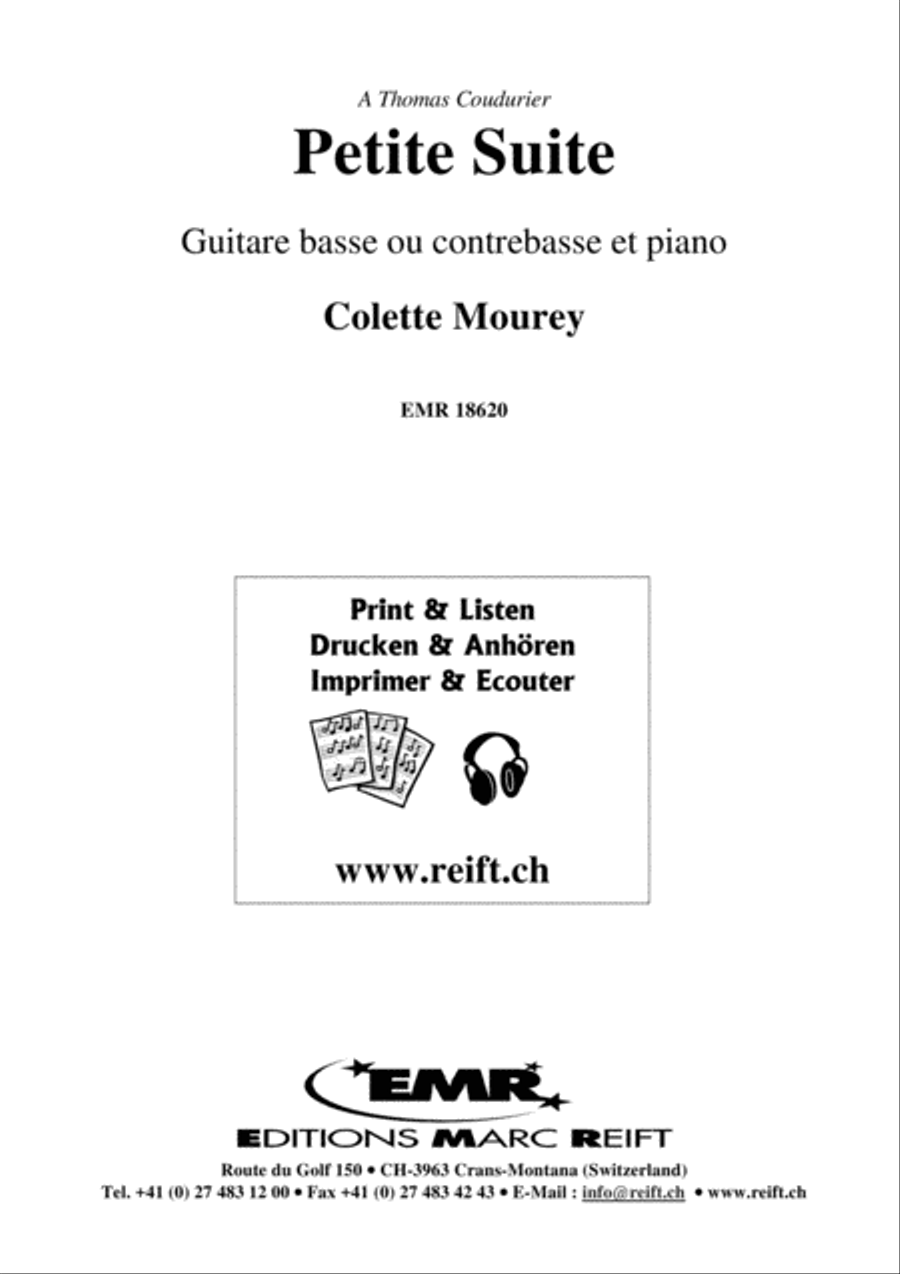 Petite Suite Petite Suite Double Bass scores gallery preview page 2