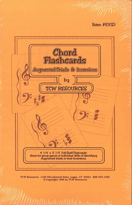 Book cover for Augmented Chord Flashcards