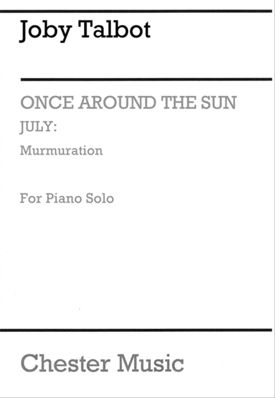 Once Around the Sun July: Murmuration Piano Solo scores gallery preview page 1