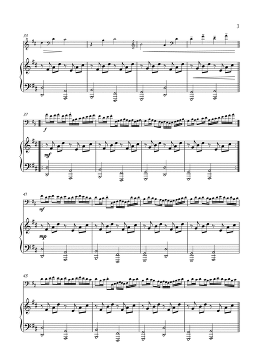 "Canon in D" by Pachelbel - Version for DOUBLE BASS SOLO with PIANO image number null