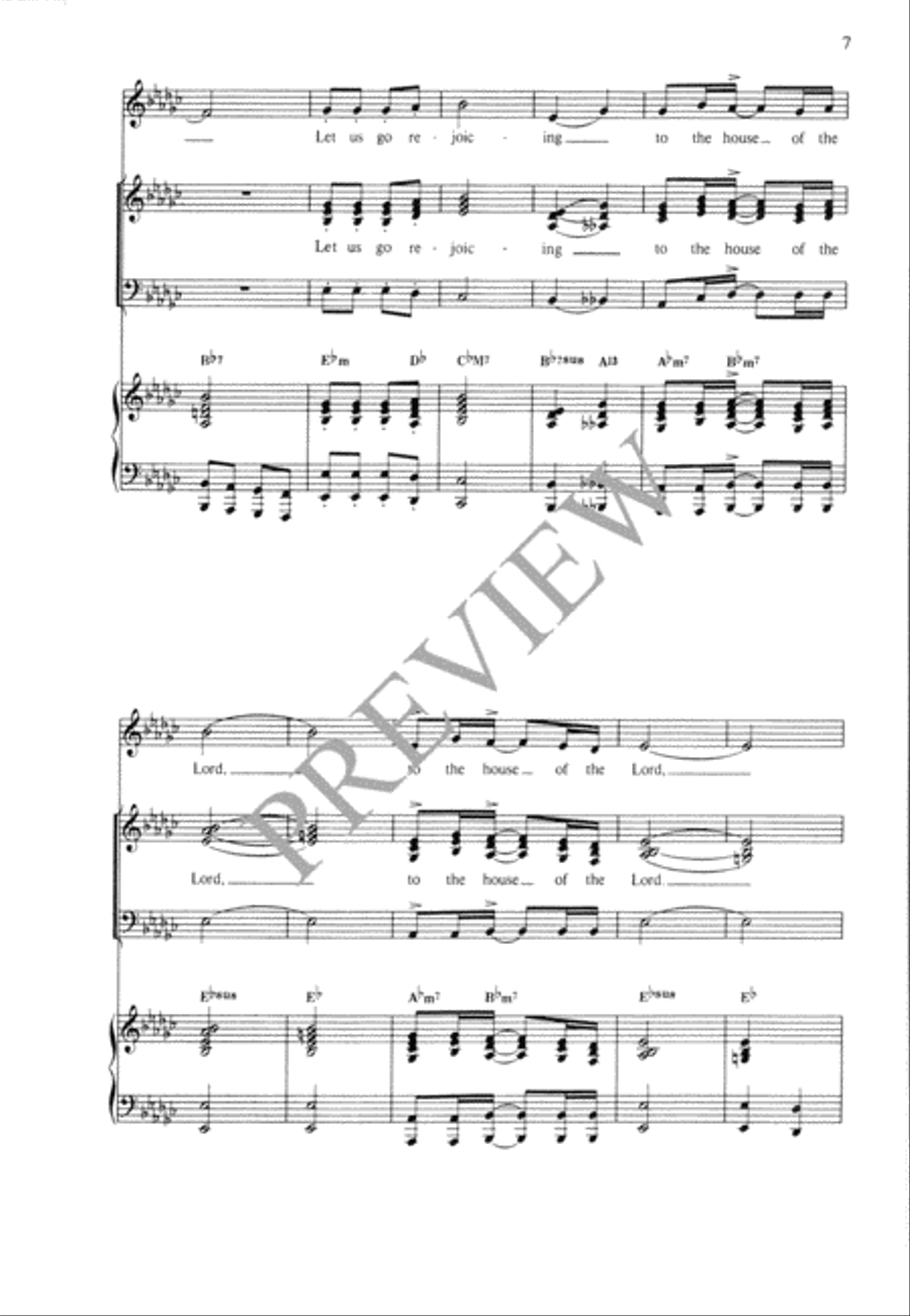 Let Us Go Rejoicing 4-Part scores gallery preview page 8