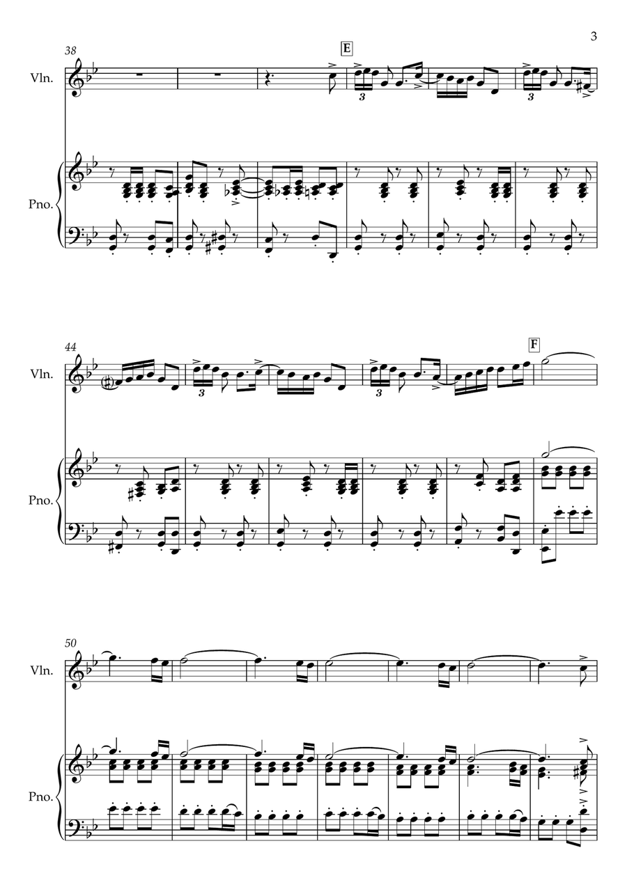 Stringtando (Violin & Piano) Violin Solo scores gallery preview page 4