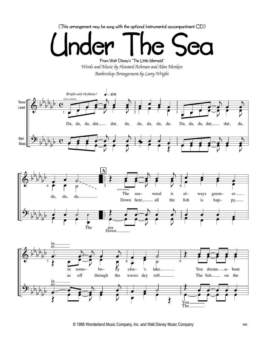Under The Sea SSAA scores gallery preview page 1