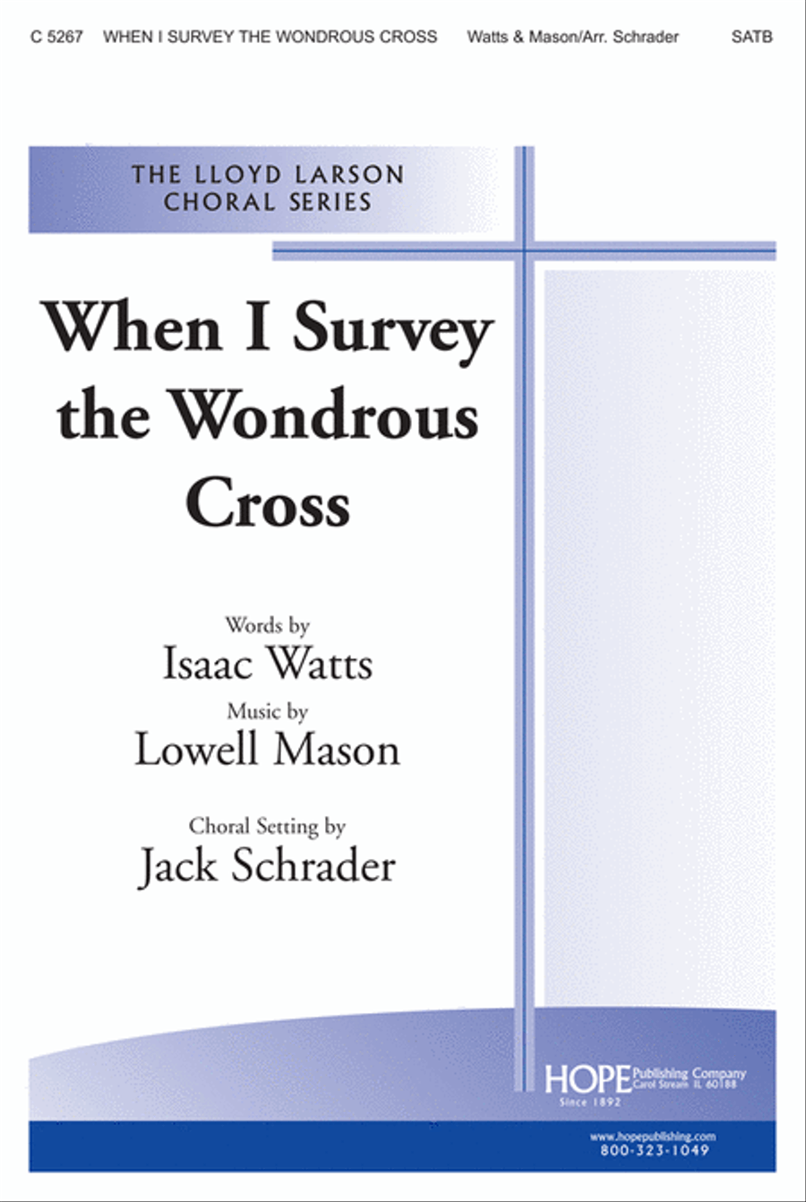 When I Survey the Wondrous Cross 4-Part scores gallery preview page 1