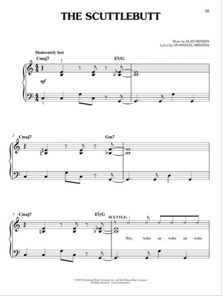 The Little Mermaid Easy Piano scores gallery preview page 8