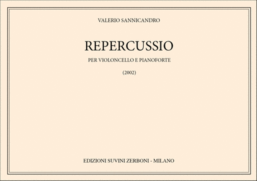 Repercussio Piano Accompaniment scores gallery preview page 1