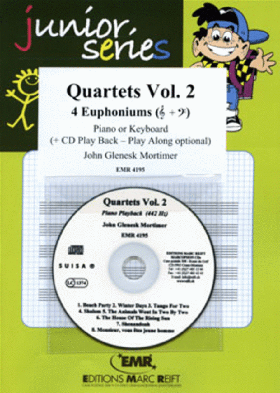 Quartets Volume 2 Euphonium Quartet scores gallery preview page 1