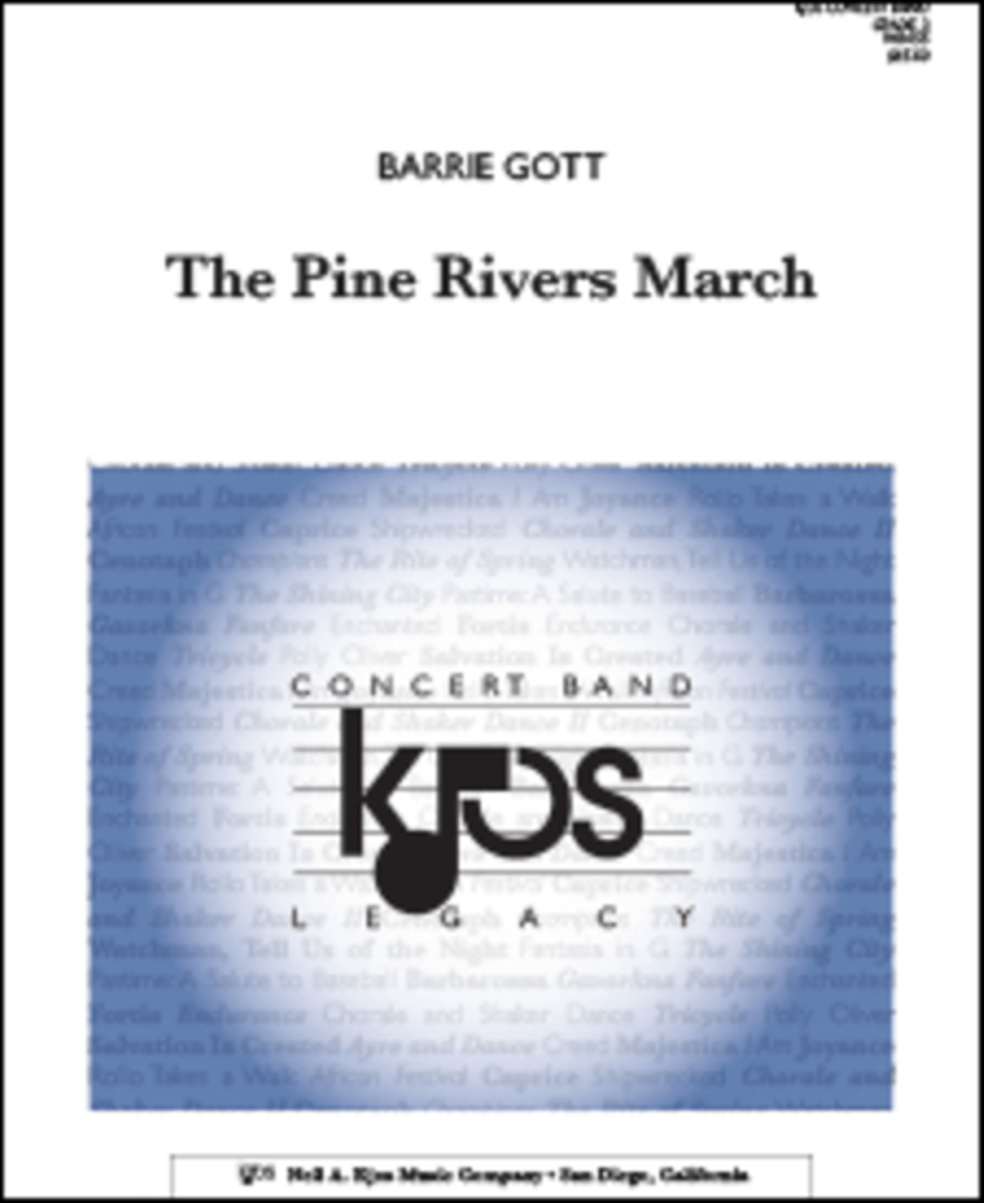 The Pine Rivers March The Pine Rivers March Concert Band scores gallery preview page 1