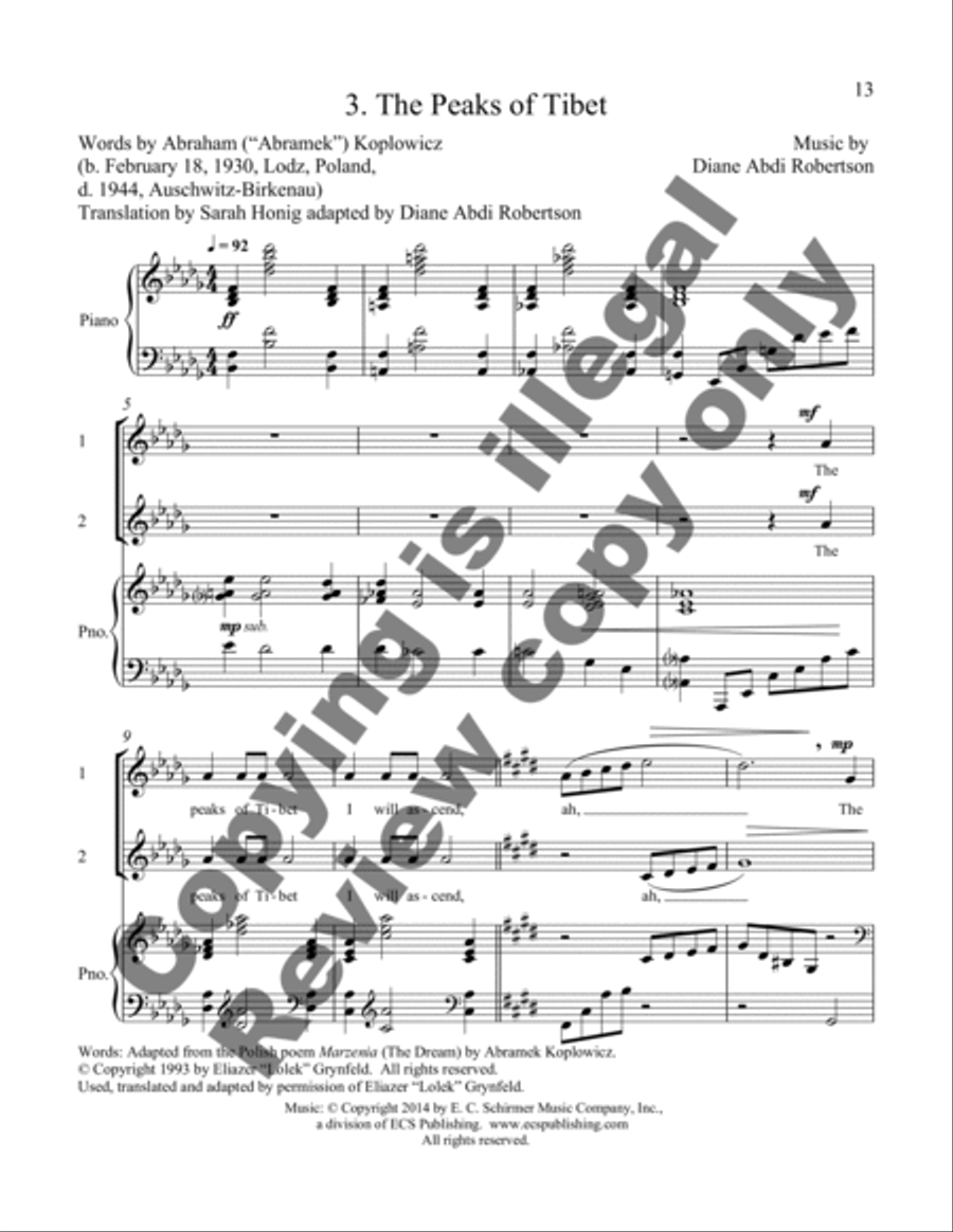 Dream Children's Choir scores gallery preview page 10