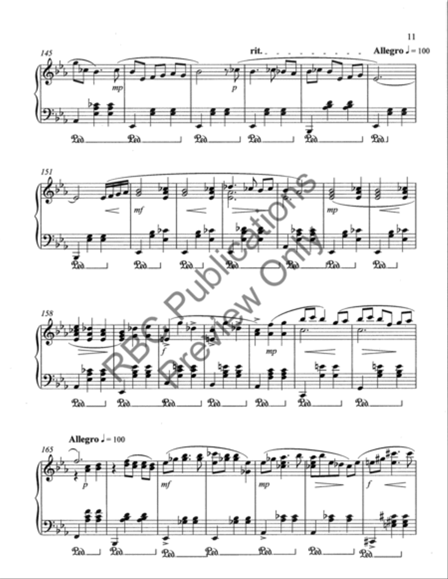 Six Songs For Piano Piano Solo scores gallery preview page 14