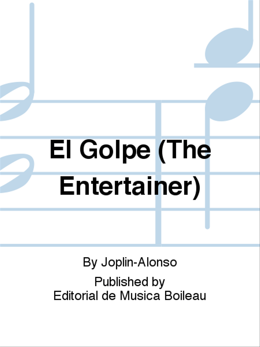 El Golpe (The Entertainer) Guitar scores gallery preview page 1