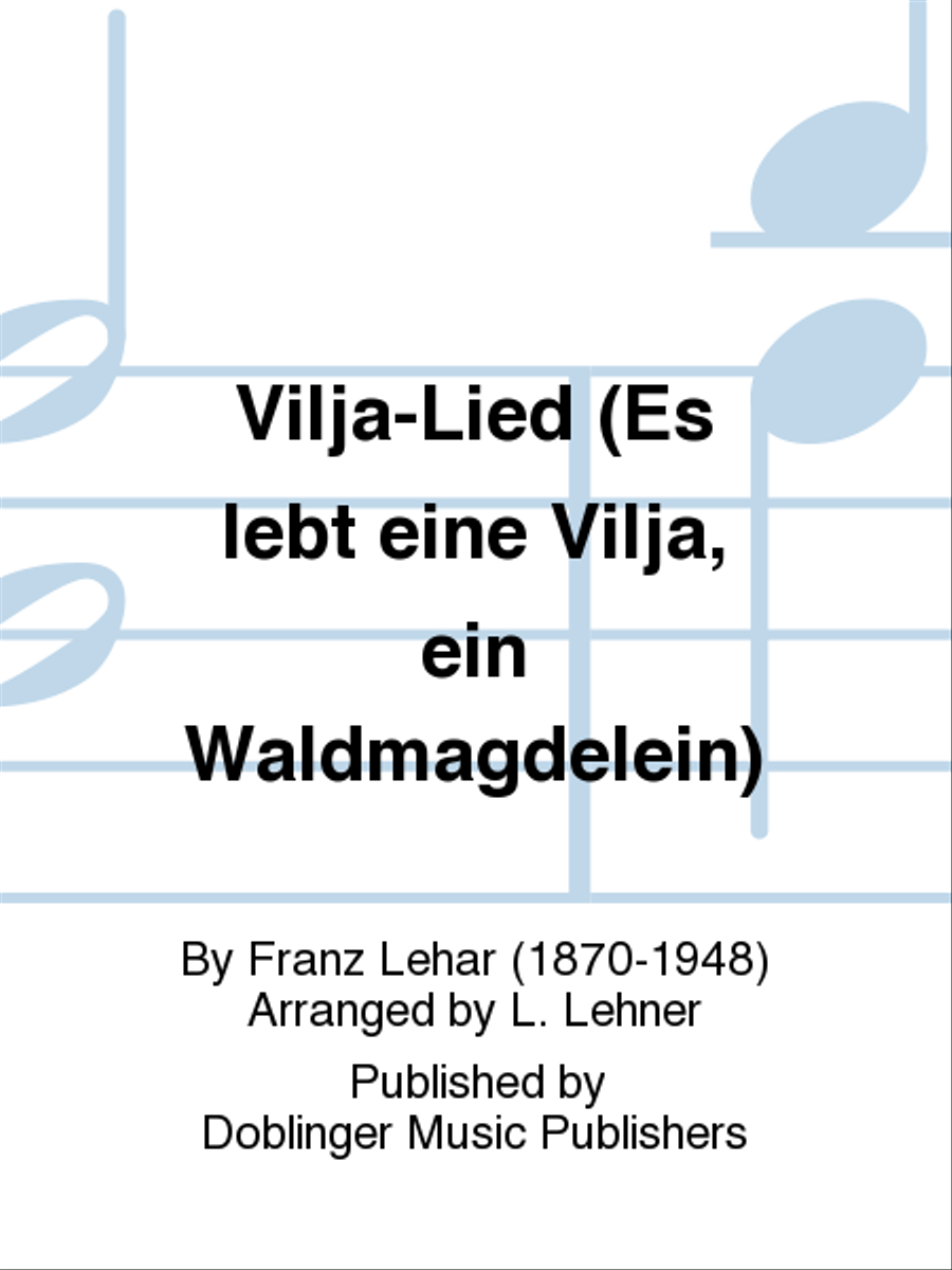 Vilja-Lied (Es lebt' eine Vilja, ein Waldmagdelein) Men's Choir scores gallery preview page 1