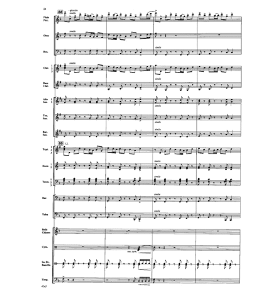 Encomium Concert Band scores gallery preview page 23