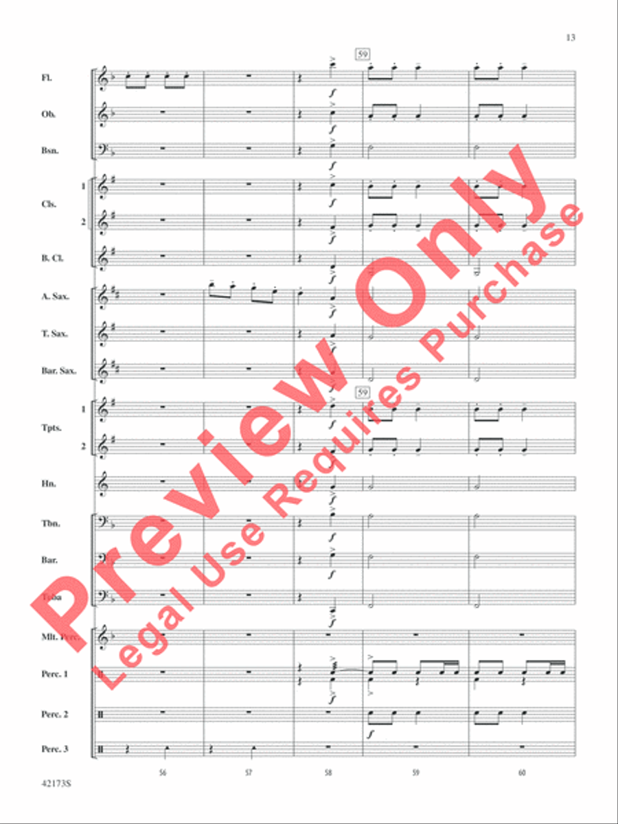 Jingle Band! Concert Band scores gallery preview page 14
