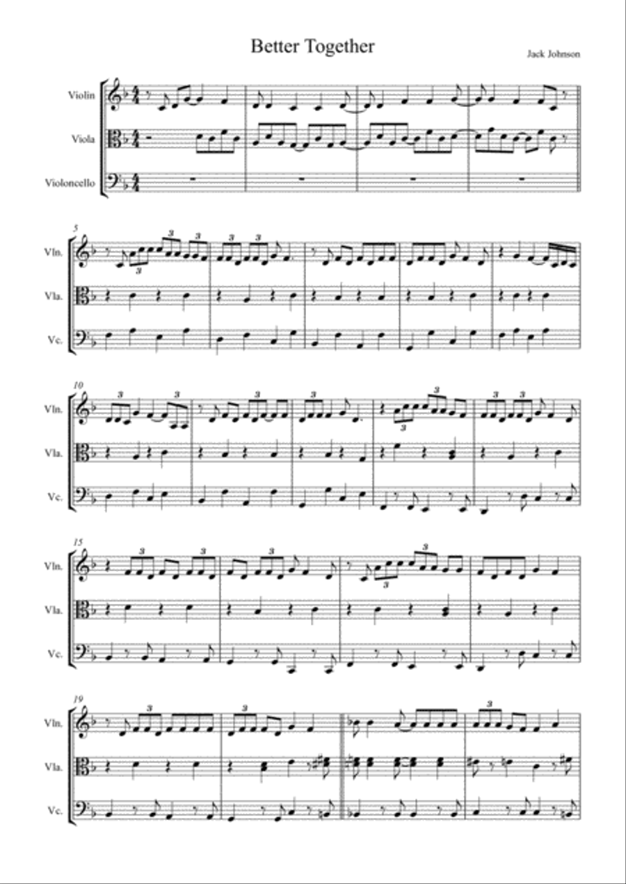 Better Together Better Together String Trio scores gallery preview page 1